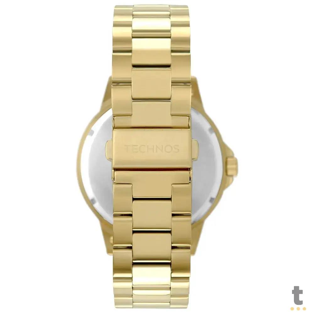 Relógio de Pulso Technos Racer em Aço Dourado - 2117LBO/4P Truedata