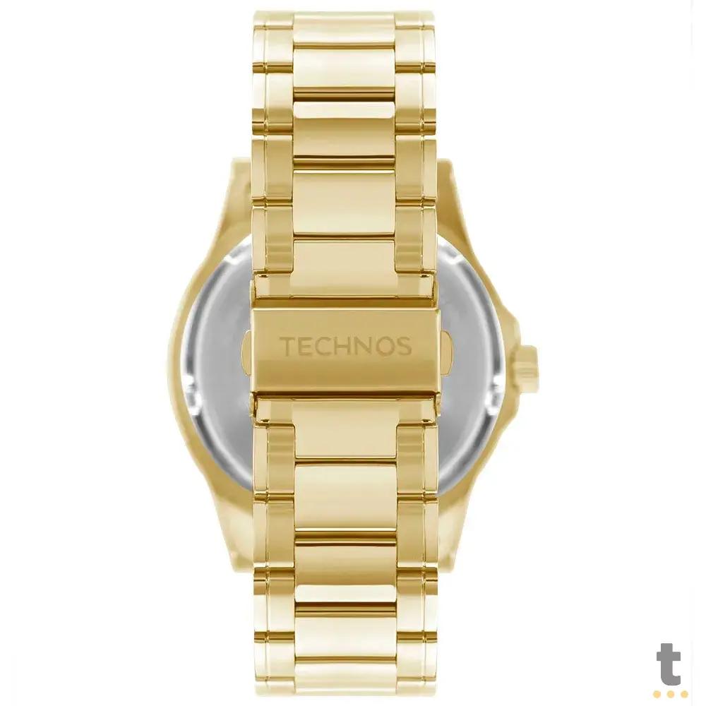 Relógio de Pulso Technos Racer em Aço Dourado/Azul - 2115MPIS/4A Truedata