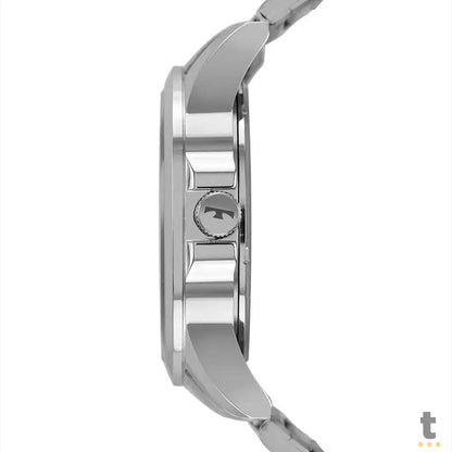 Relógio de Pulso Technos Racer em Aço Prata - 2115KLM/1R Truedata