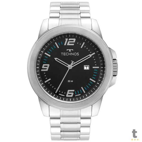 Relógio de Pulso Technos Racer em Aço Prata - 2115MNY/1A