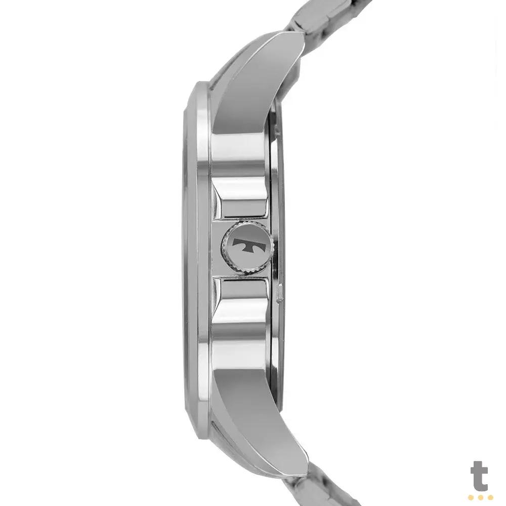 Relógio de Pulso Technos Racer em Aço Prata - 2115MOLS/1B Truedata