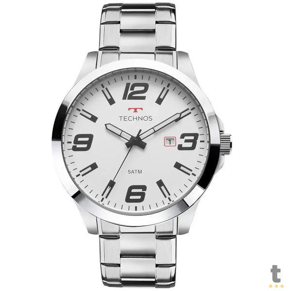 Relógio de Pulso Technos Racer em Aço Prata - 2115MOLS/1B