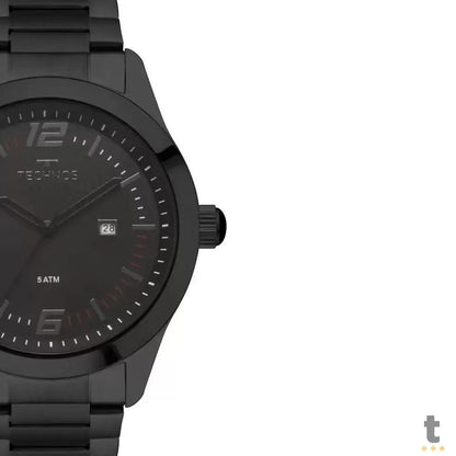 Relógio de Pulso Technos Racer em Aço Preto - 2115MOAS/4P Truedata
