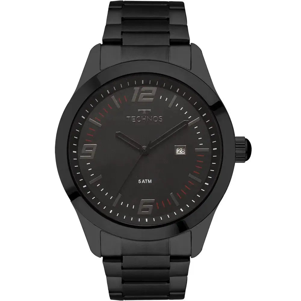 Relógio de Pulso Technos Racer em Aço Preto - 2115MOAS/4P Truedata