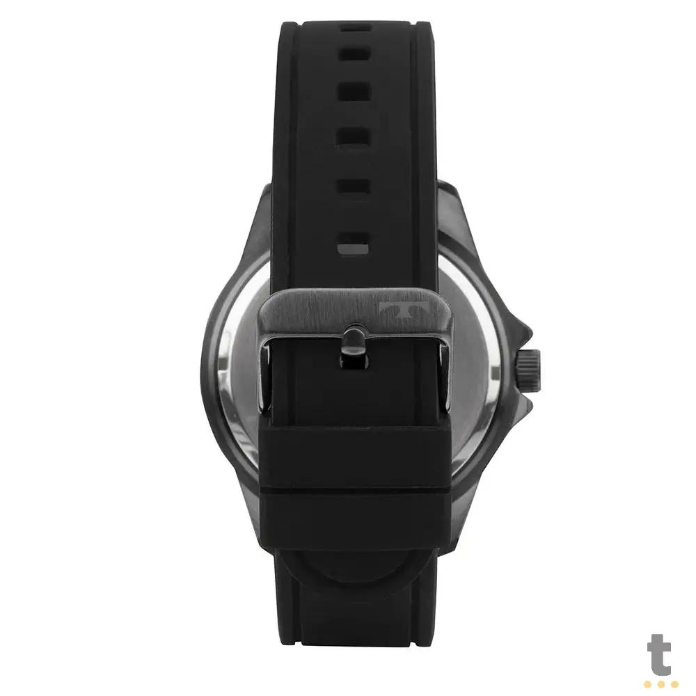 Relógio de Pulso Technos Racer em Silicone Preto / Grafite - 2115TXC/2F Truedata