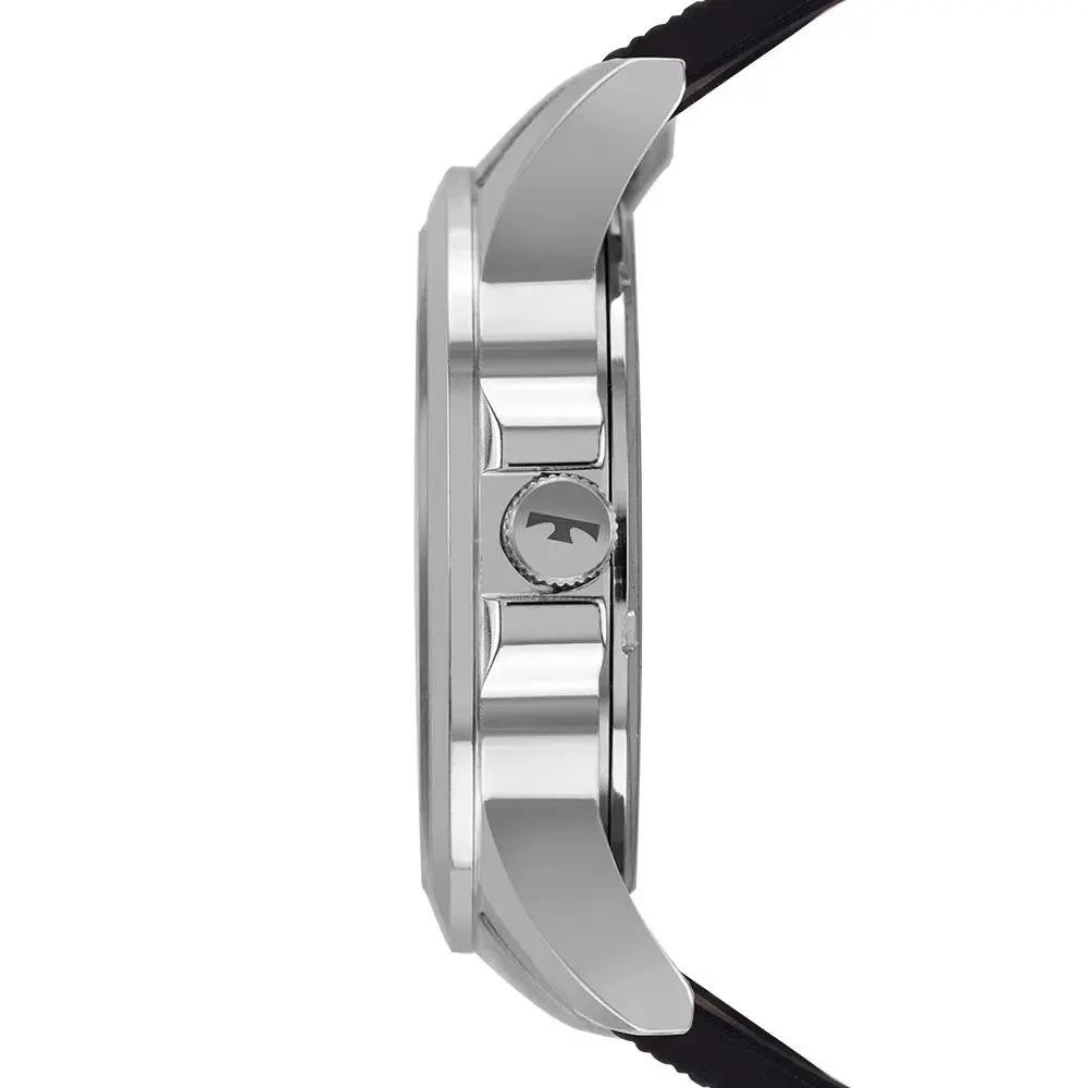 Relógio de Pulso Technos Racer em Silicone Preto / Prata - 2115NCI/2P Truedata