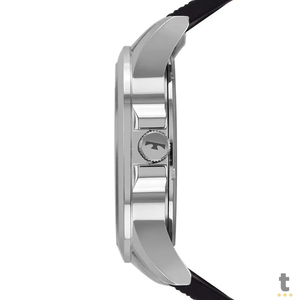Relógio de Pulso Technos Racer em Silicone Preto / Prata - 2115NCI/2P Truedata