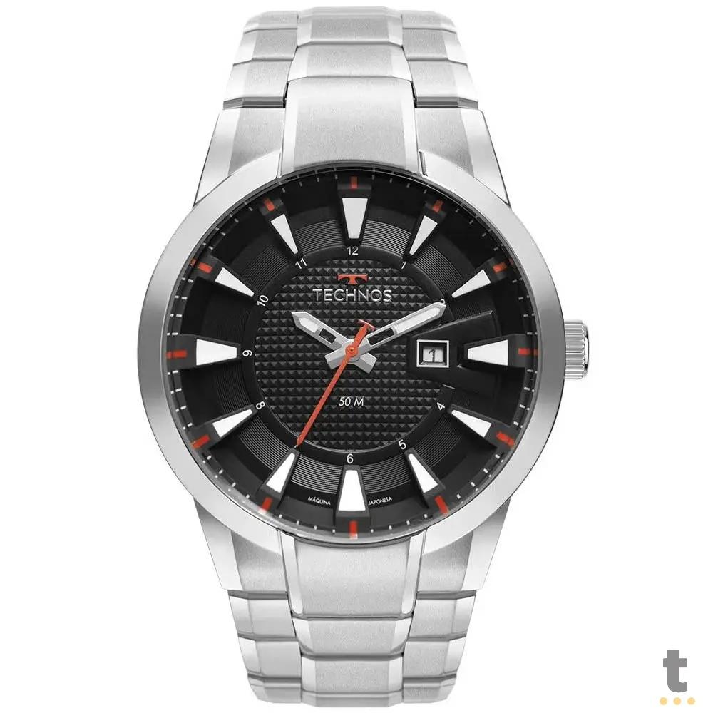 Relógio de Pulso Technos Skymaster em Aço - 2117LDB/1P Truedata