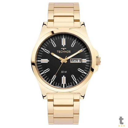 Relógio de Pulso Technos Steal em Aço Dourado - 2305BB/1P Truedata