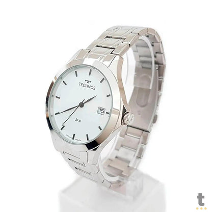 Relógio de Pulso Technos Steel em Aço Prata - 1S13BCTDY/1B Truedata