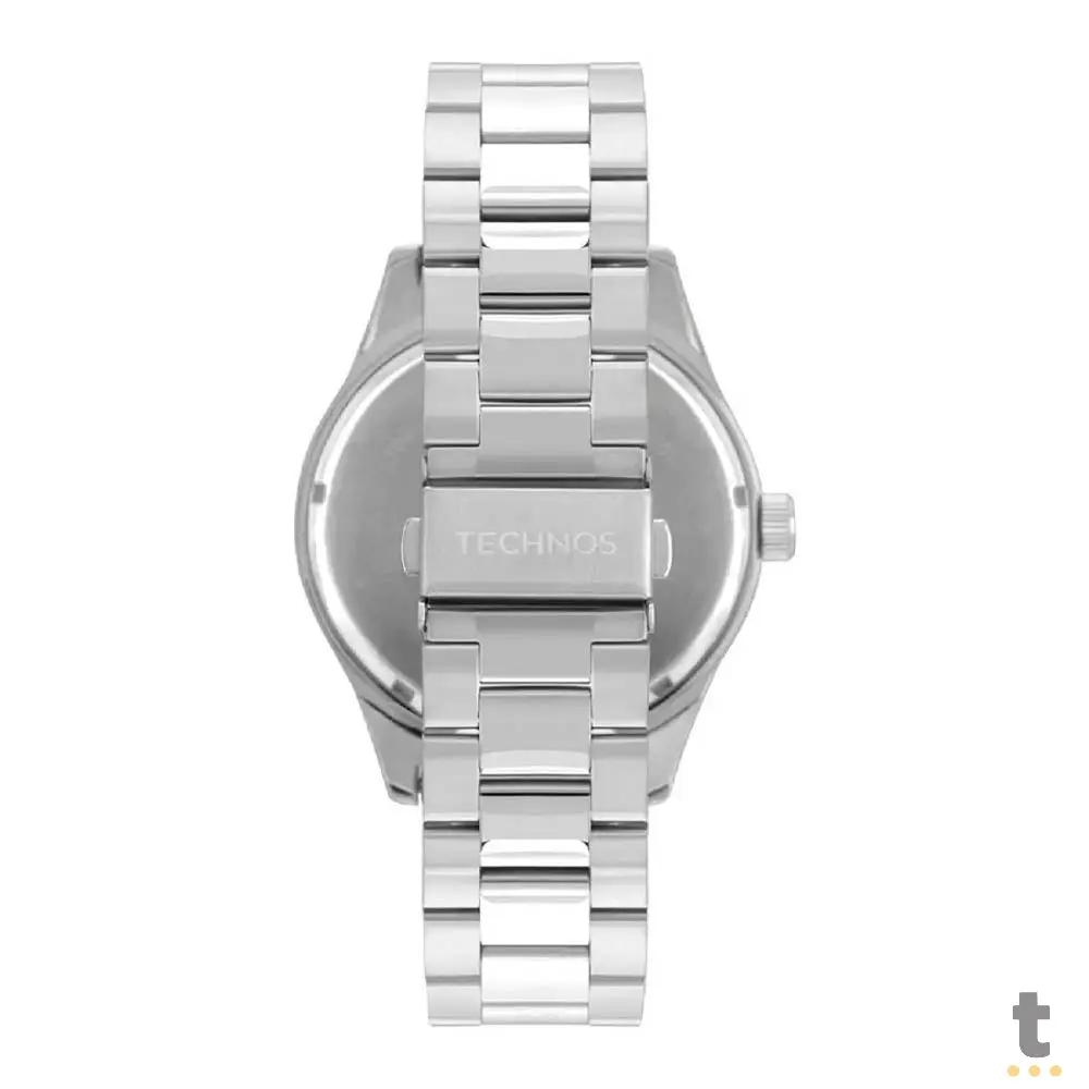Relógio de Pulso Technos Steel em Aço Prata - 1S13BCTDY/1B Truedata