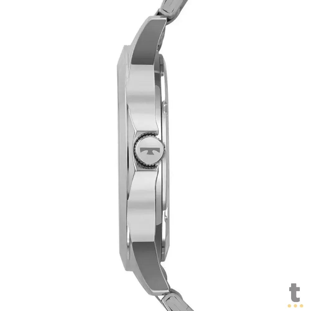 Relógio de Pulso Technos Steel em Aço Prateado - 1S13BCTDY/1P Truedata