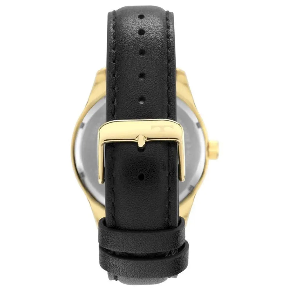Relógio de Pulso Technos Steel em Couro Preto - 2115MXV/0P Truedata