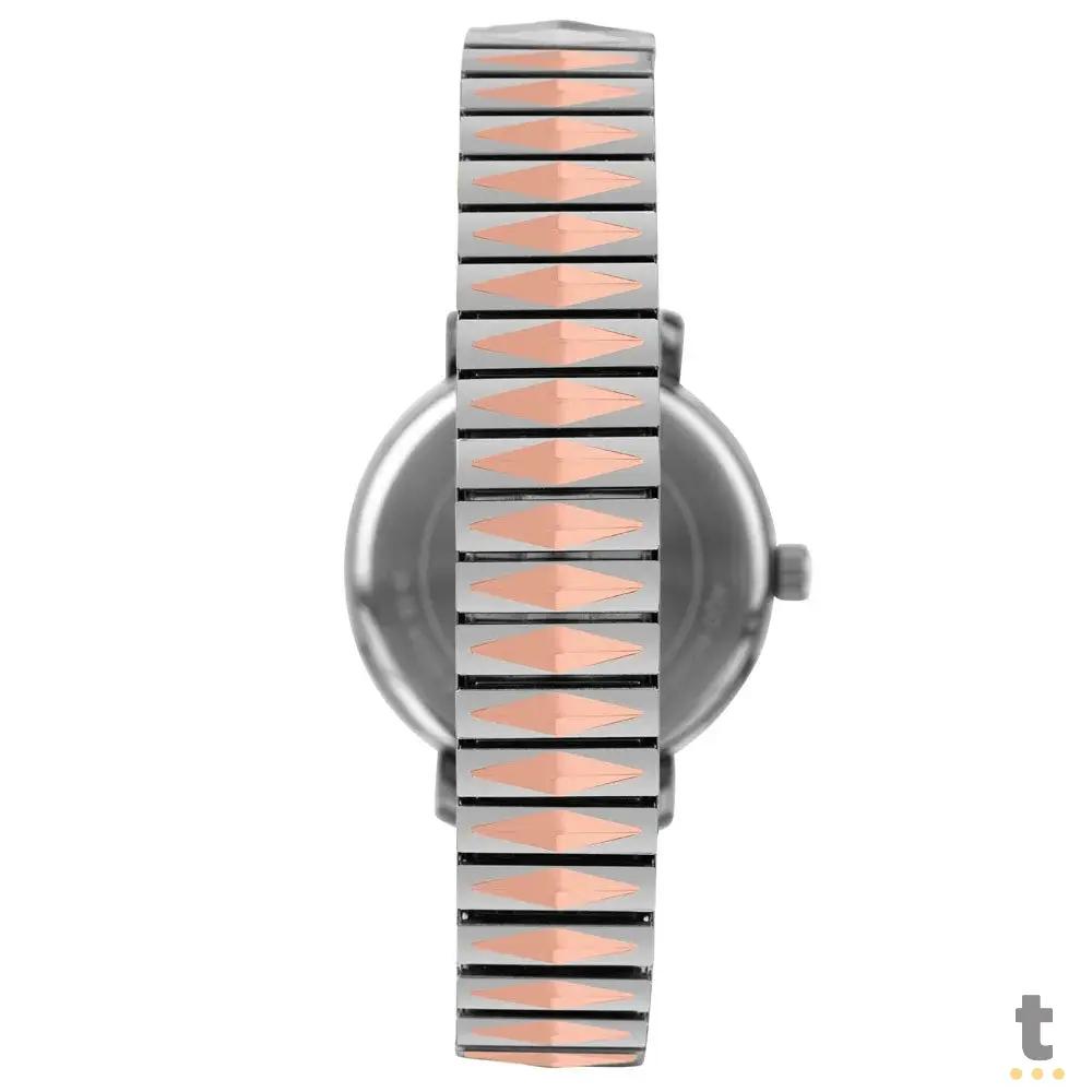 Relógio de Pulso Technos Style em Aço Bicolor Rose/Prata - 2036MSI/1K Truedata