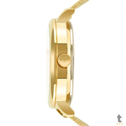 Relógio de Pulso Technos Style em Aço Dourado - 2035MSU/1K Truedata