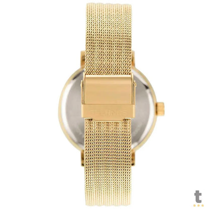 Relógio de Pulso Technos Style em Aço Dourado - 2035MSU/1K Truedata
