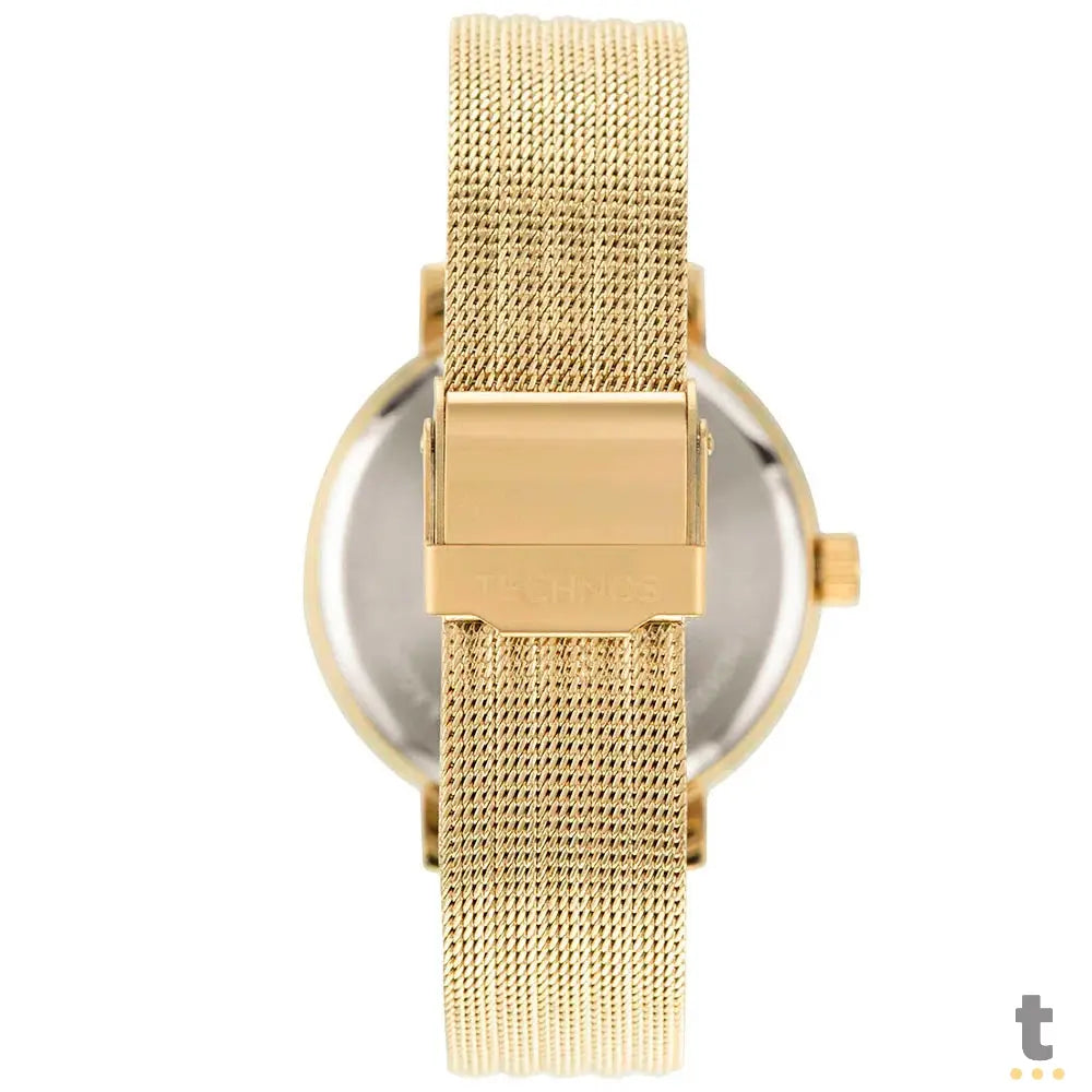 Relógio de Pulso Technos Style em Aço Dourado - 2035MSU/1K Truedata