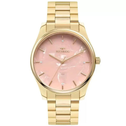 Relógio de Pulso Technos Trend em Aço Dourado - 2035MVO/1J Truedata