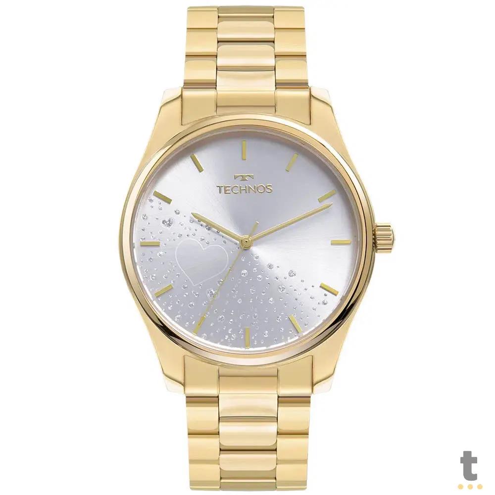 Relógio de Pulso Technos Trend em Aço Dourado - 2036MOH/1K Truedata