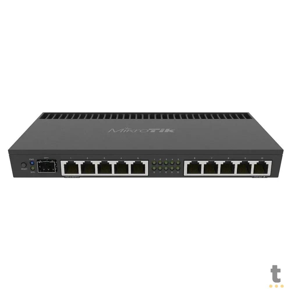 Roteador 10 Portas Mikrotik RouterBoard Gigabit (+ 1 Sfp + 1 Poe) - RB4011iGS+RM Truedata