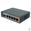 Roteador 5 Portas Mikrotik RouterBoard Gigabit HEX S (4 Portas 10/100/1000 + 1 Poe + 1 Sfp) - RB760IGS Truedata