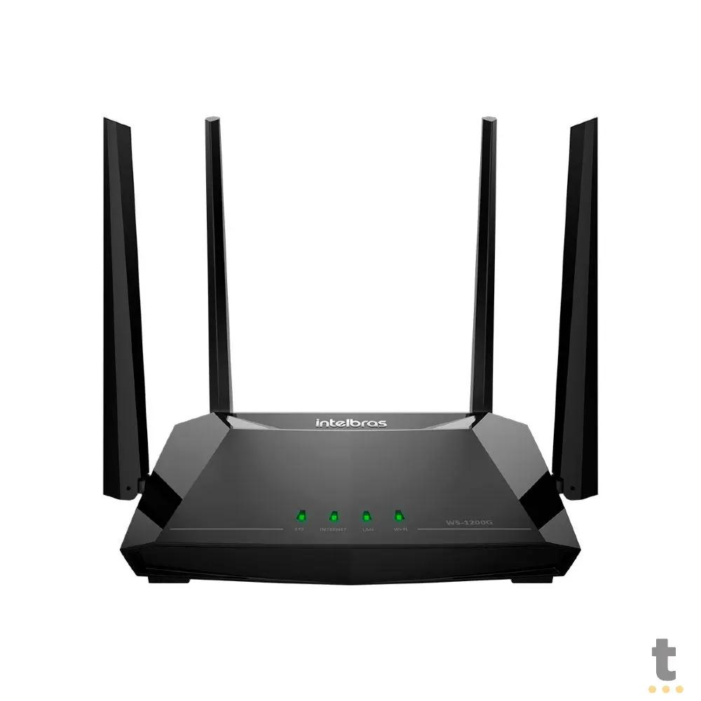 Roteador Wireless Intelbras WiFi5 Dual Band W5-1200G 1200mbps 2 Ant - 4750095 Truedata