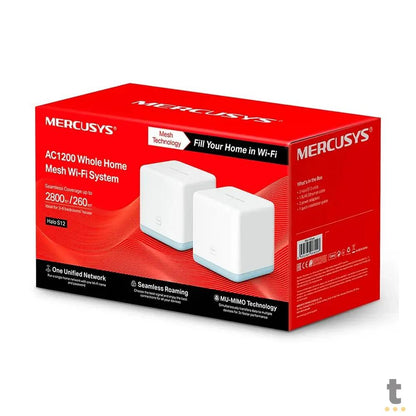 Roteador Wireless Mesh Dual Band Mercusys AC1200 - Halo S12 (Pack C/2) Truedata
