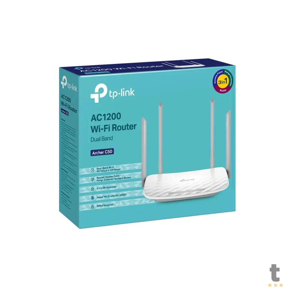 Roteador Wireless TP-Link Ac1200 Dual Band Mu-Mimo 4 Antenas - Archer C20W Truedata