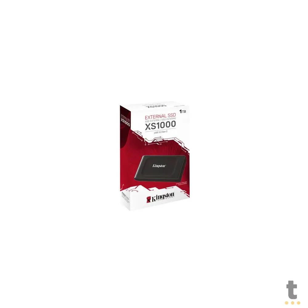 SSD Externo 1tb Kingston XS1000 Usb Tipo C 3.2 Preto - SXS10001000G Truedata