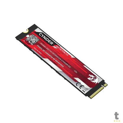 SSD M.2 Redragon Cynder PCIe 4.0 480Gb (512GB) 2280 3D NAND 6300Mb/s com Dissipador - GD-708 Truedata