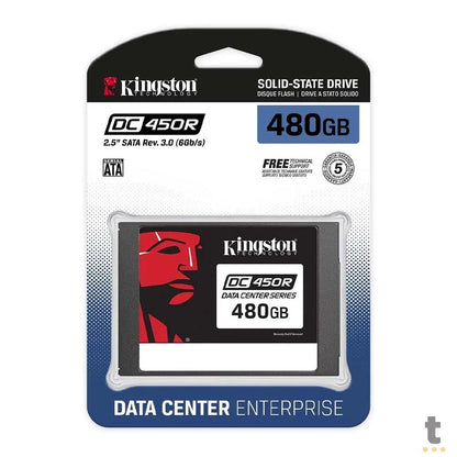 SSD Para Servidor 480gb Kingston DC 450R Enterprise - SEDC450R/480G Truedata
