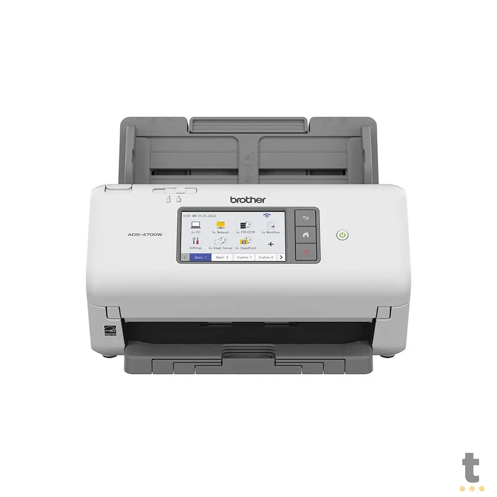 Scanner Brother ADS4700W Duplex 40ppm / 80 ipm Wifi Usb Bivolt Truedata