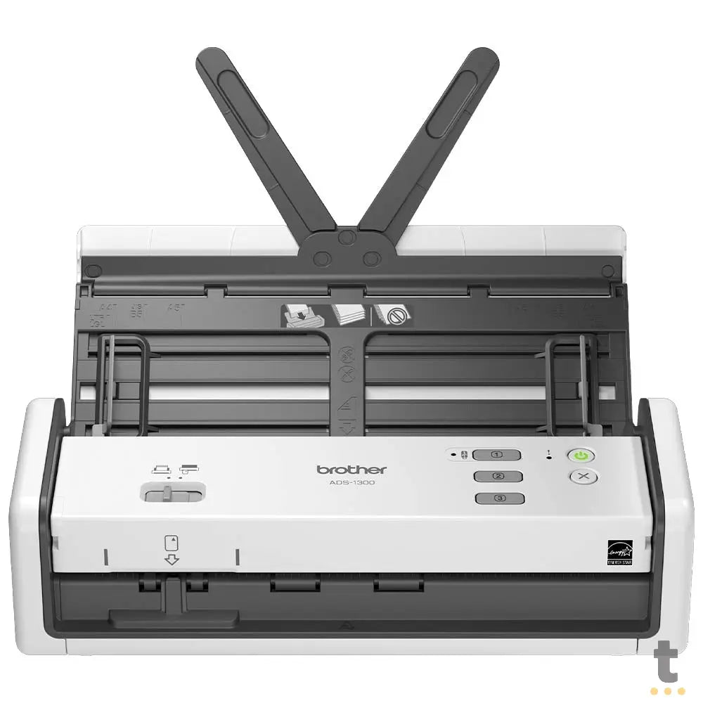 Scanner Portátil de Mesa Brother ADS-1300 Duplex Usb 30ppm - ADS1300 Truedata