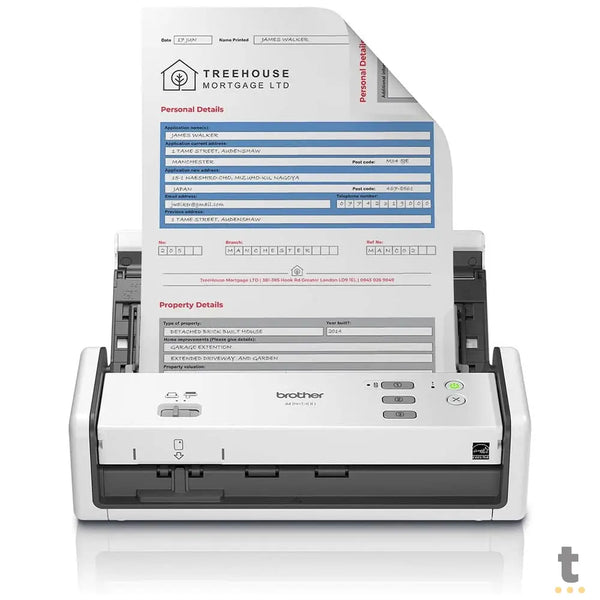 Scanner Portátil de Mesa Brother ADS-1300 Duplex Usb 30ppm - ADS1300