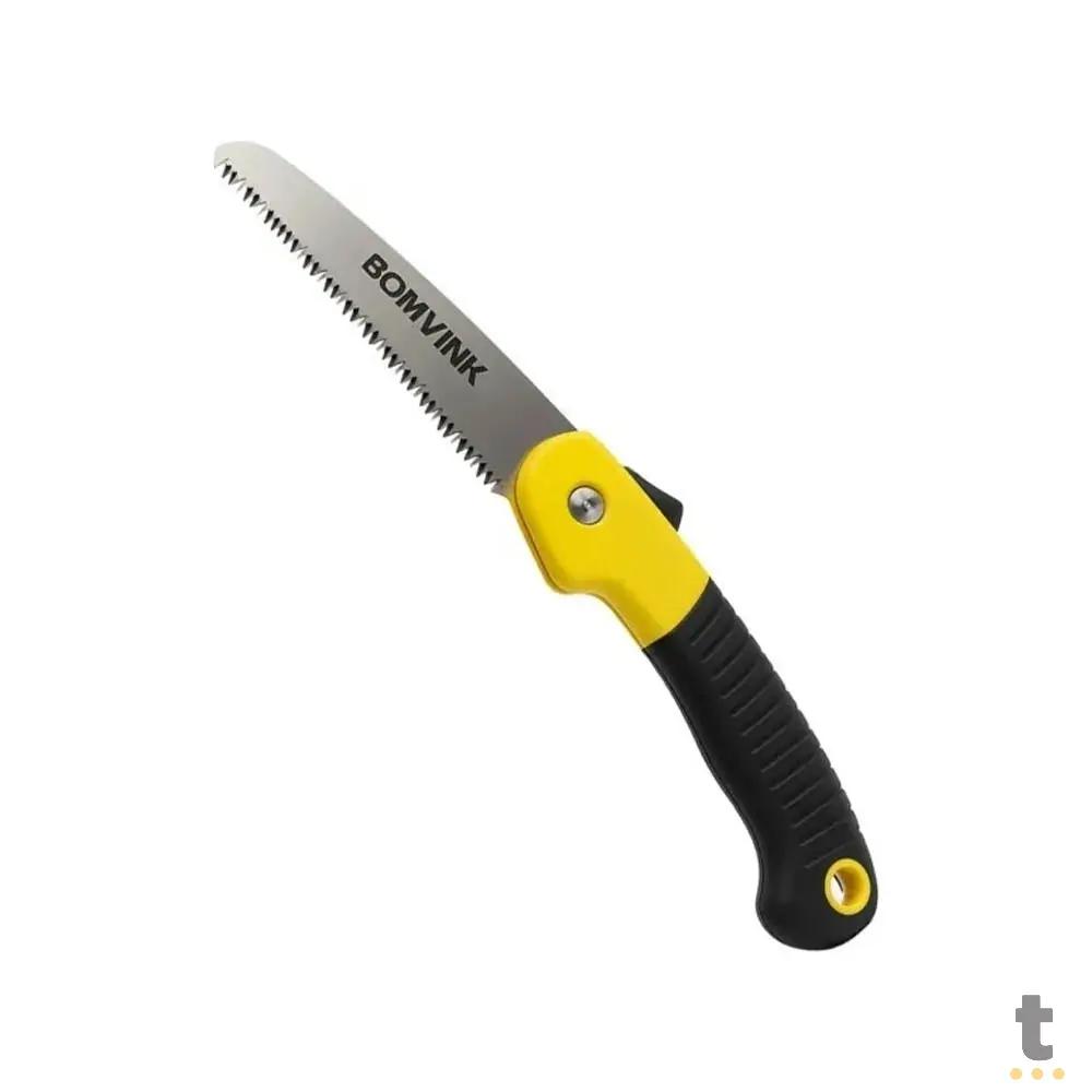 Serrote Portátil Dobrável C/ Cabo Ergonômico 18cm Bomvink - BOM-1533 Truedata