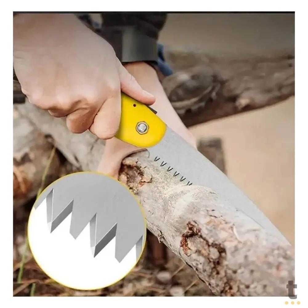 Serrote Portátil Dobrável C/ Cabo Ergonômico 18cm Bomvink - BOM-1533 Truedata