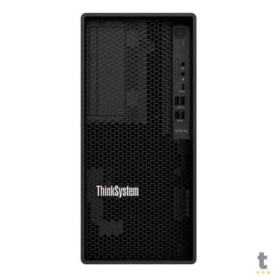 Servidor Lenovo Thinkserver St50 V2 Intel Xeon E-2324g 3.1ghz 16gb 2tb - 7D8JA04CBR