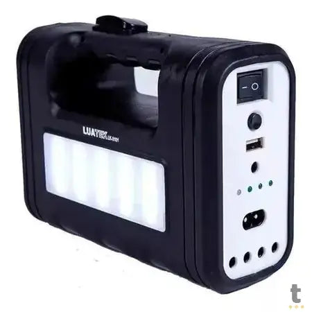 Sistema de Iluminação Solar C/ Placa / Lanterna / Carregador USB e Lampadas Led Luatek - LK-3101 Truedata