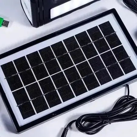 Sistema de Iluminação Solar C/ Placa / Lanterna / Carregador USB e Lampadas Led Luatek - LK-3101 Truedata