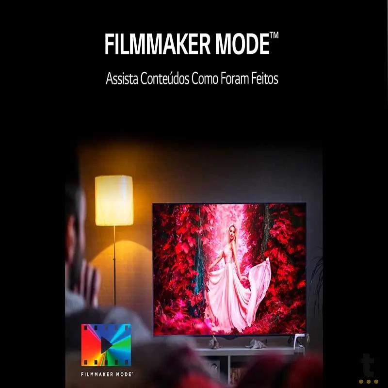 Smart TV Led LG 55" UHD IPS Wi-fi Bluetooth USB HDMI Thinq AI Alexa Integrada - 55UP751C0SF.BWZ Truedata