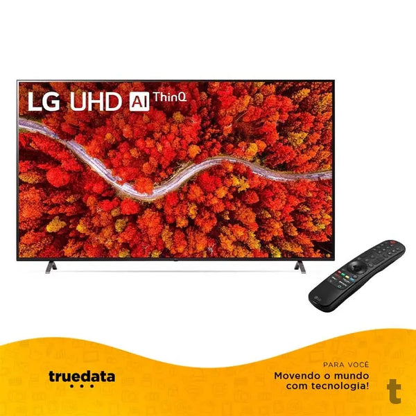 Smart TV Led LG 55" UHD IPS Wi-fi Bluetooth USB HDMI Thinq AI Alexa Integrada - 55UP751C0SF.BWZ