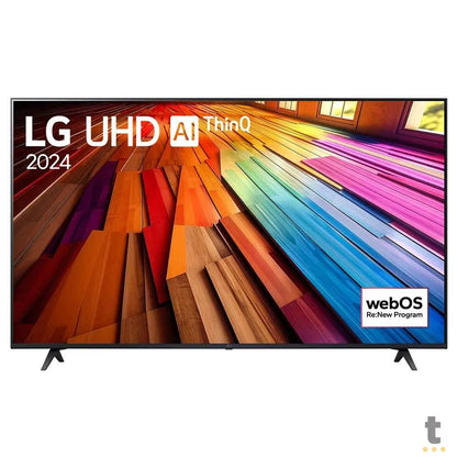 Smart TV Led LG 55" UHD UT80 4K Wi-fi Bluetooth USB HDMI ThinQ Ai Alexa - 55UT8000 Truedata