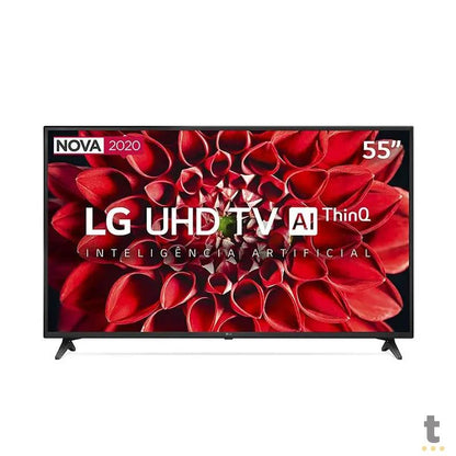 Smart TV Led LG 55" UHD Wi-fi Bluetooth USB HDMI Thinq AI Alexa Integrada - 55UN7100PSA Truedata