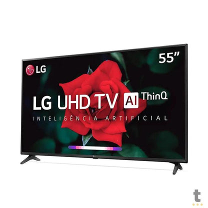 Smart TV Led LG 55" UHD Wi-fi Bluetooth USB HDMI Thinq AI Alexa Integrada - 55UN7100PSA Truedata