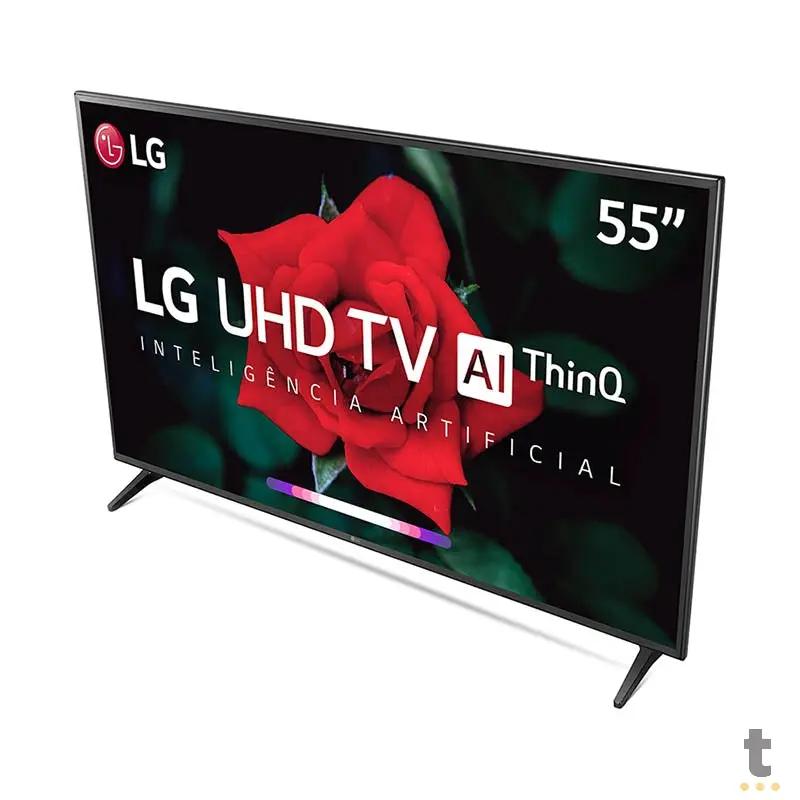 Smart TV Led LG 55" UHD Wi-fi Bluetooth USB HDMI Thinq AI Alexa Integrada - 55UN7100PSA Truedata