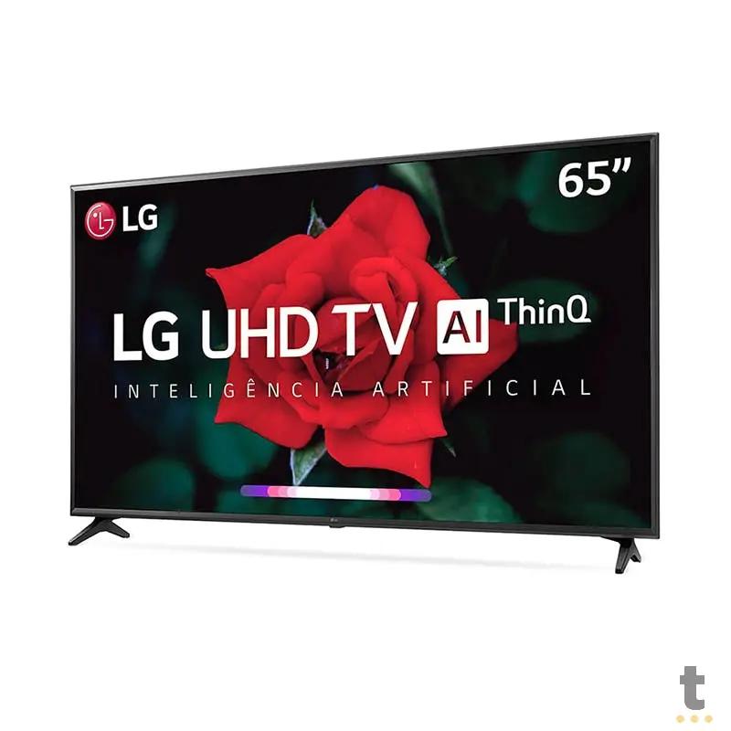 Smart TV Led LG 65" UHD Wi-fi Bluetooth USB HDMI Thinq AI Alexa Integrada - 65UN7100PSA Truedata