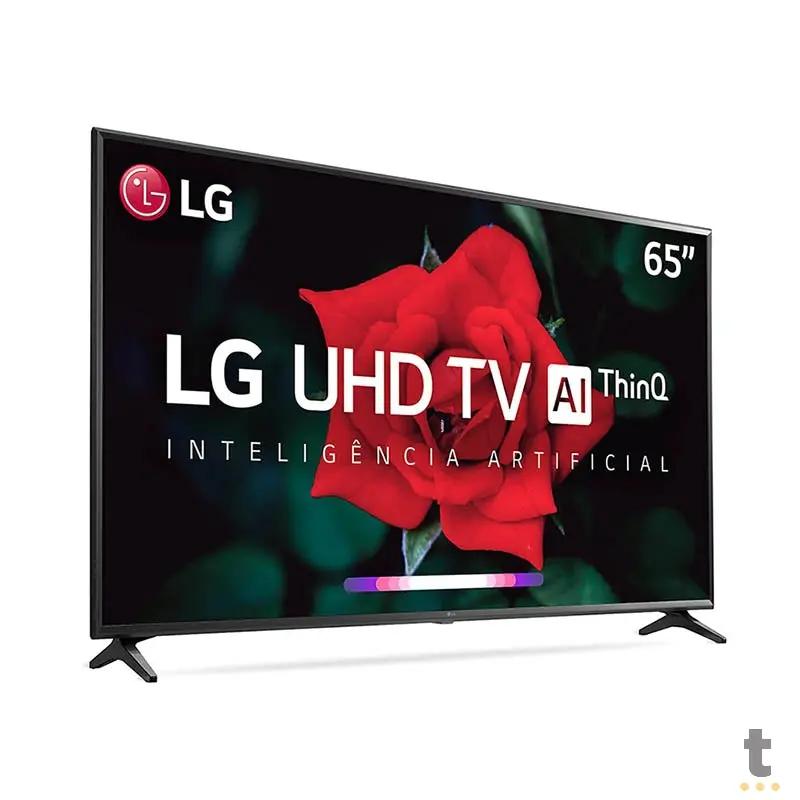 Smart TV Led LG 65" UHD Wi-fi Bluetooth USB HDMI Thinq AI Alexa Integrada - 65UN7100PSA Truedata
