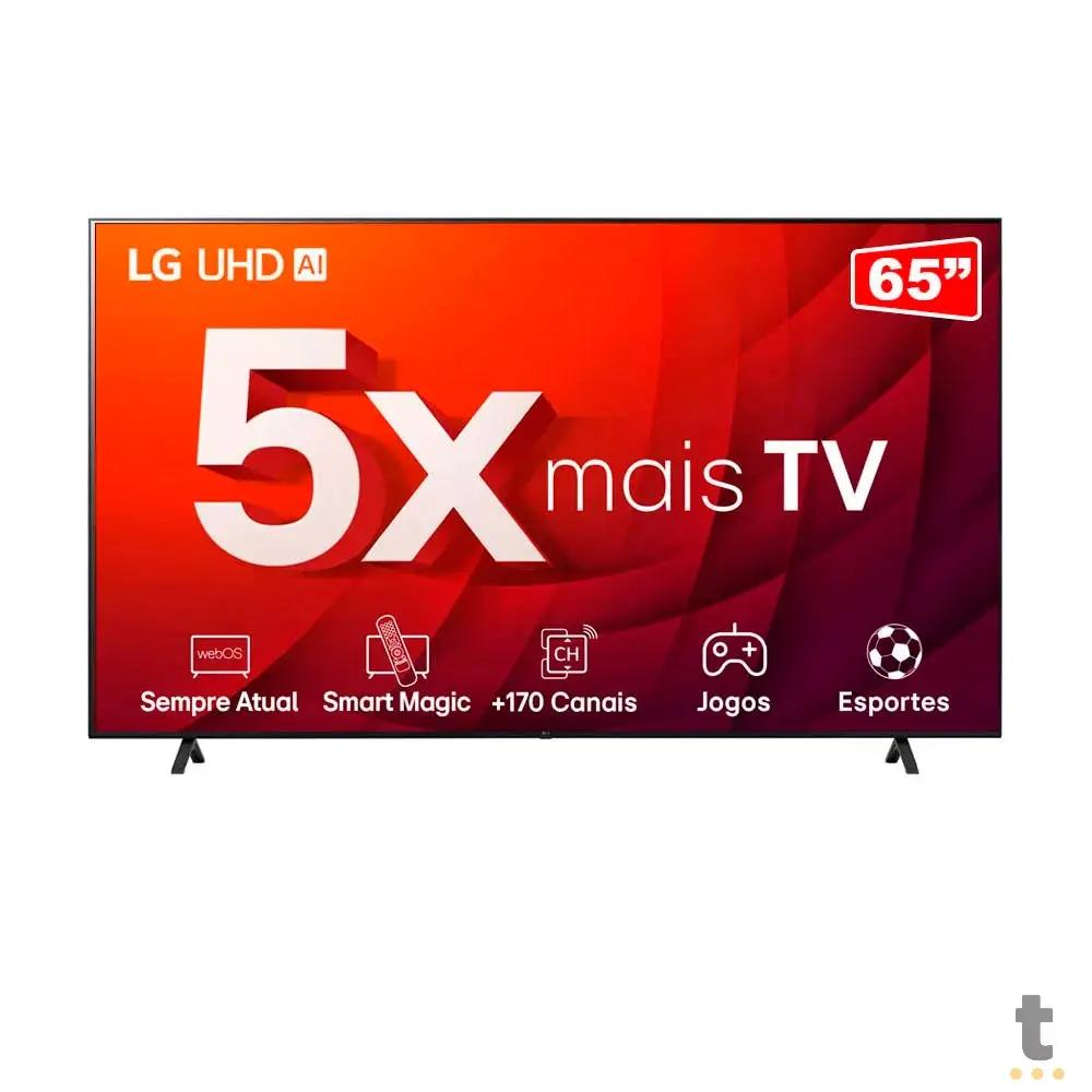 Smart TV Led LG 65" UHD Wi-fi Bluetooth USB HDMI Thinq AI Alexa Integrada - 65UR8750PSA Truedata
