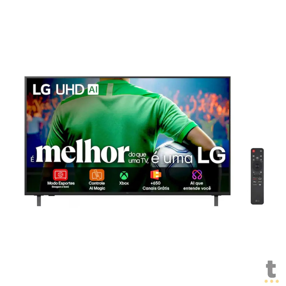 Smart TV Led LG 65" UHD Wi-fi Bluetooth USB HDMI Web OS Alexa Integrada - 65UA8550PSA Truedata