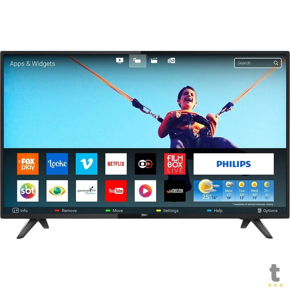 Smart TV Led Philips 43" FHD Wi-fi Integrado USB HDMI - 43PFG5813/78 Truedata